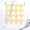 Pale Yellow Check Spring Pastel Traditional Buffalo Plaid Custom Printed Fabric by Spoonflower Various Fabrics by the Yard or Fat Quarter